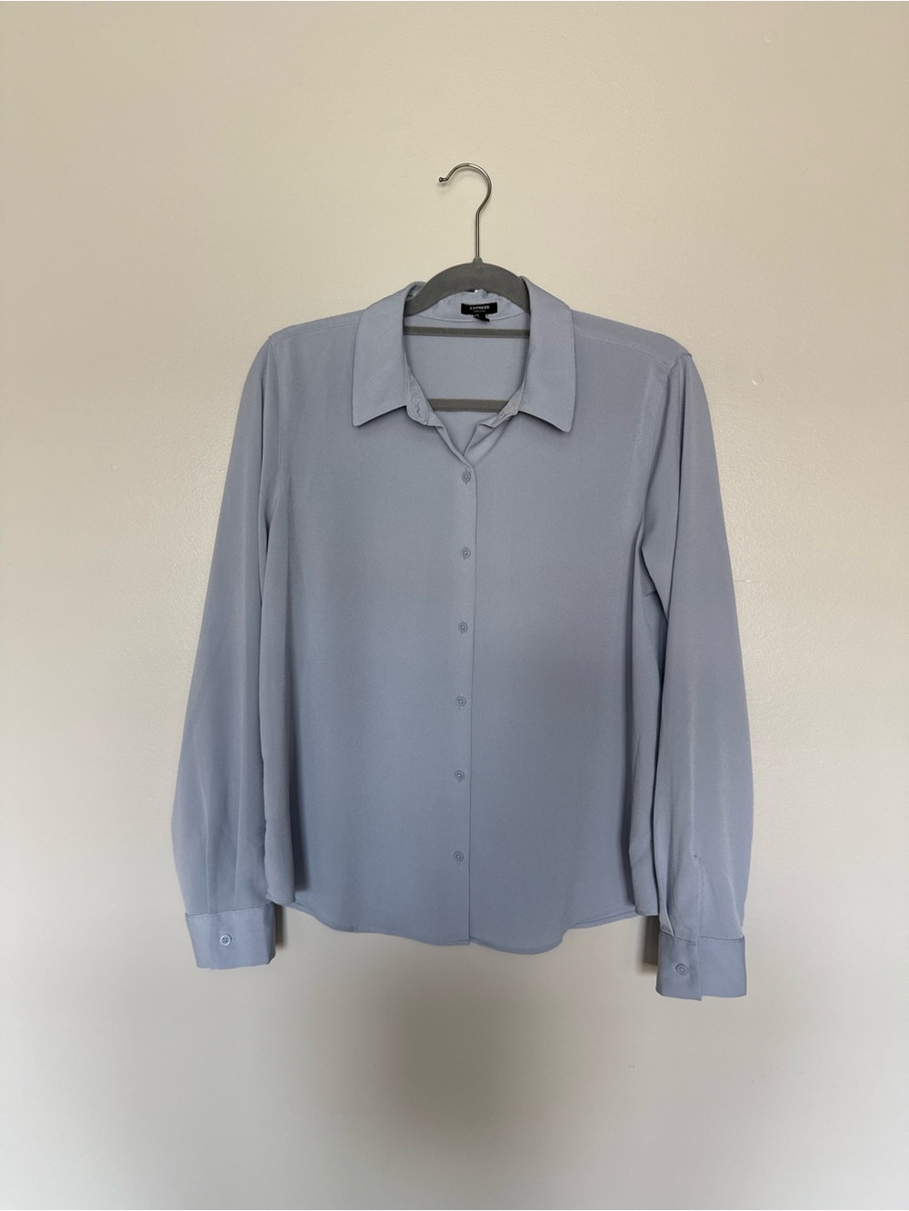 Women’s EXPRESS Light Blue Button-Up Shirt